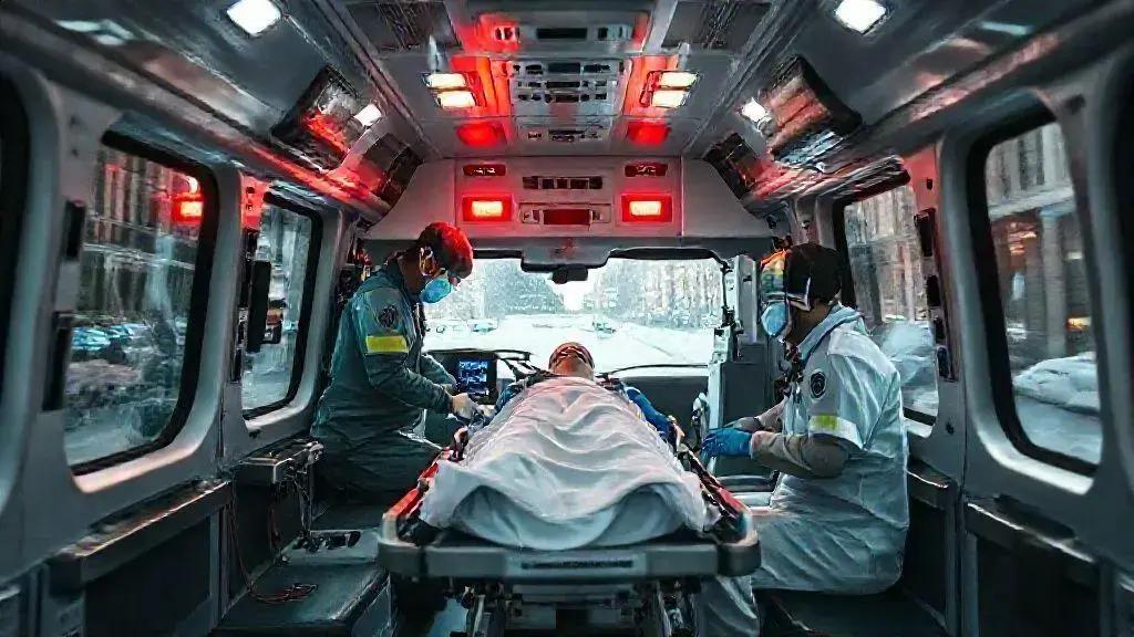 O uso da ambulância e cuidados durante o transporte
