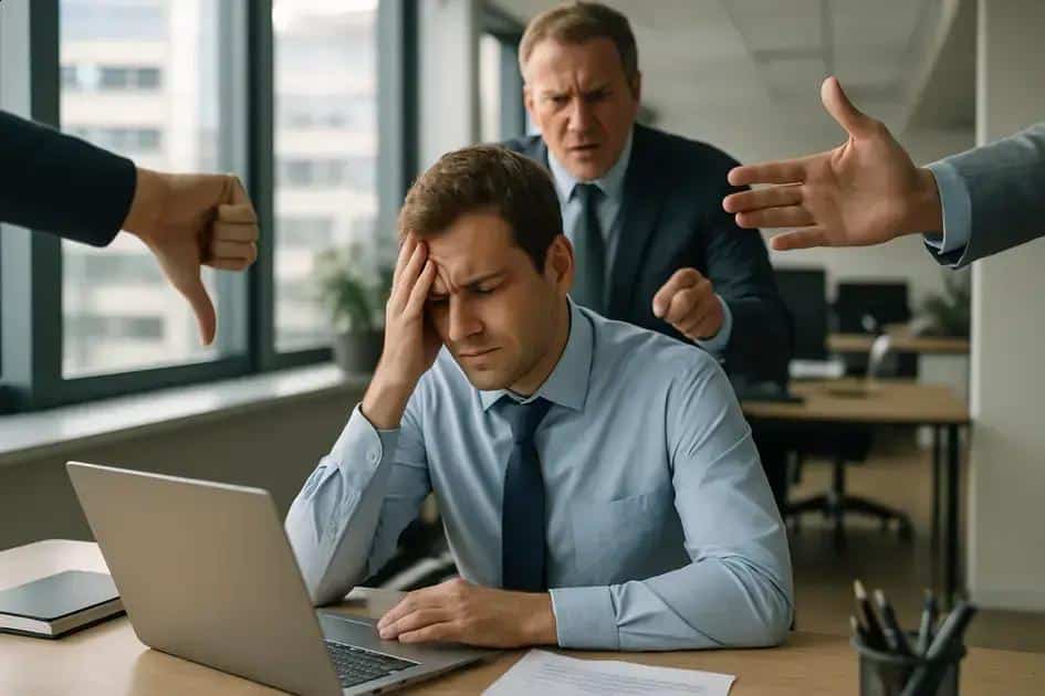 assédio moral no trabalho e crime: saiba quando a lei pode agir contra o agressor