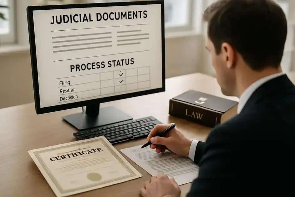Como interpretar o andamento processual e certidões