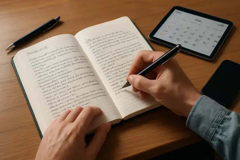 provas documentais: diário detalhado e a importância da datação e registros precisos