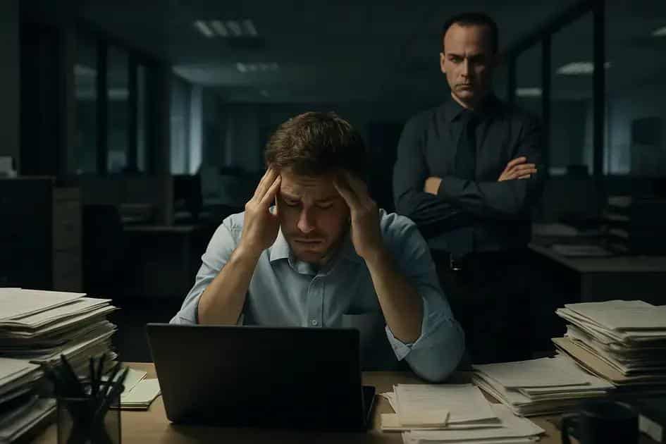 sinais de abuso no trabalho: quando a pressão extrapola