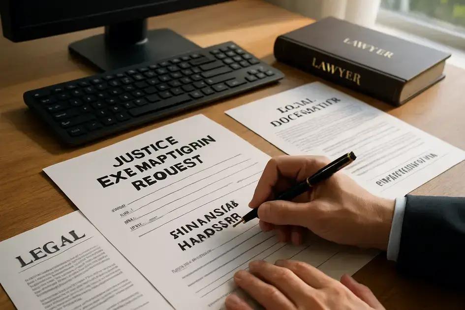 como solicitar gratuidade de justiça para isenção dos custos