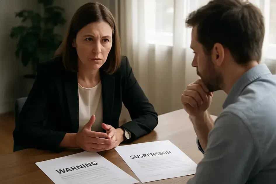 Diferenças entre advertência, suspensão e justa causa