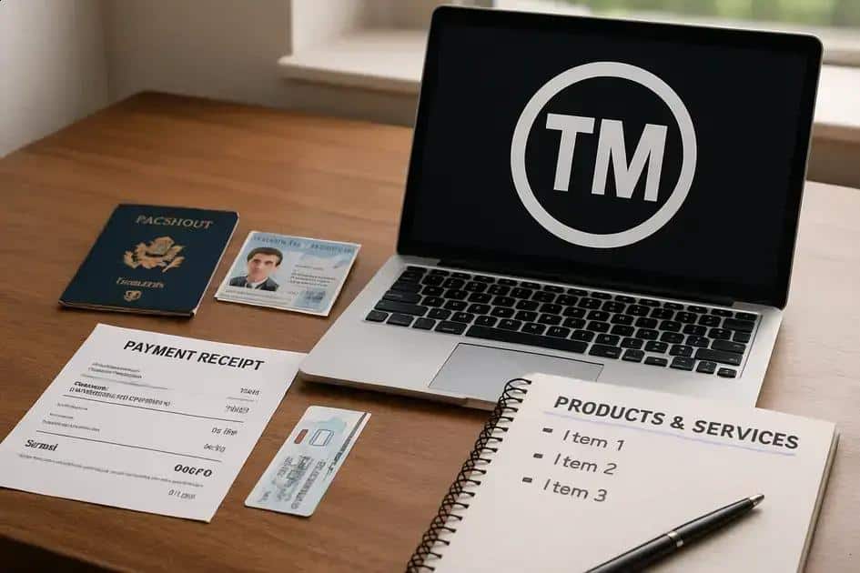 Documentação necessária para o registro
