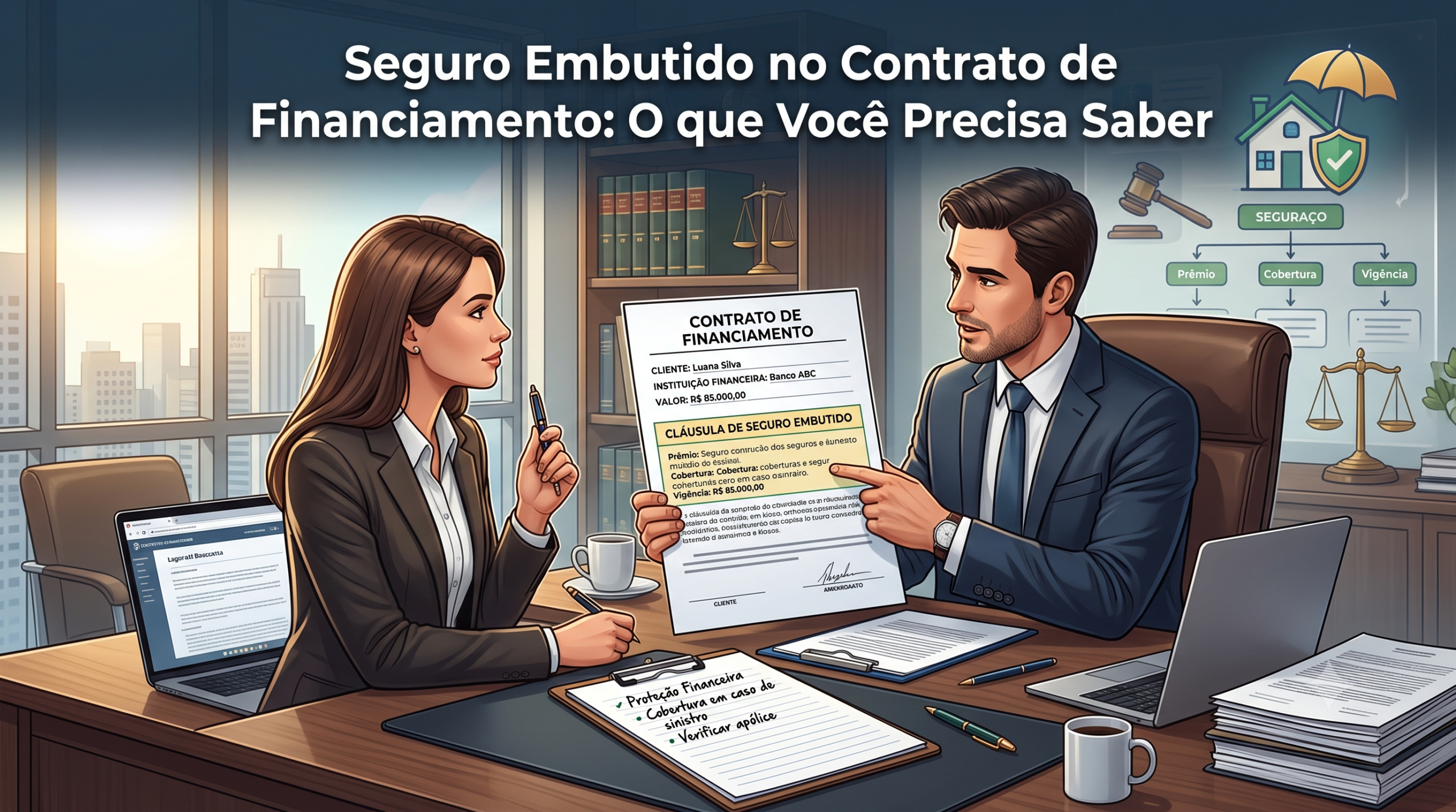 seguro embutido no contrato de financiamento